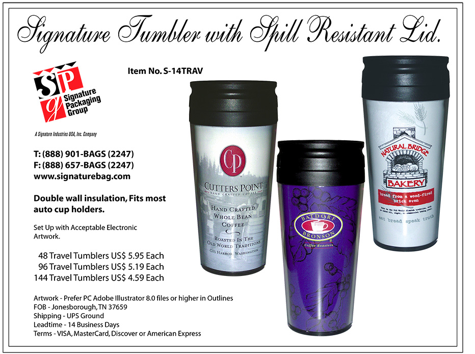 custom coffee tumblers